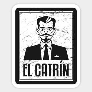 EL Catrin | Loteria Mexican Tarot Card Sticker